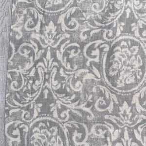 Restoration Hardware Grey King Size Pillow Shams Pair 100% Cotton Made In Italy